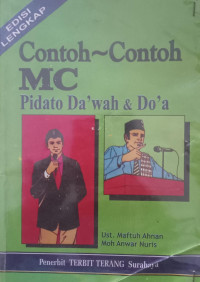 Image of Contoh-Contoh MC Pidato Da'wa & Do'a